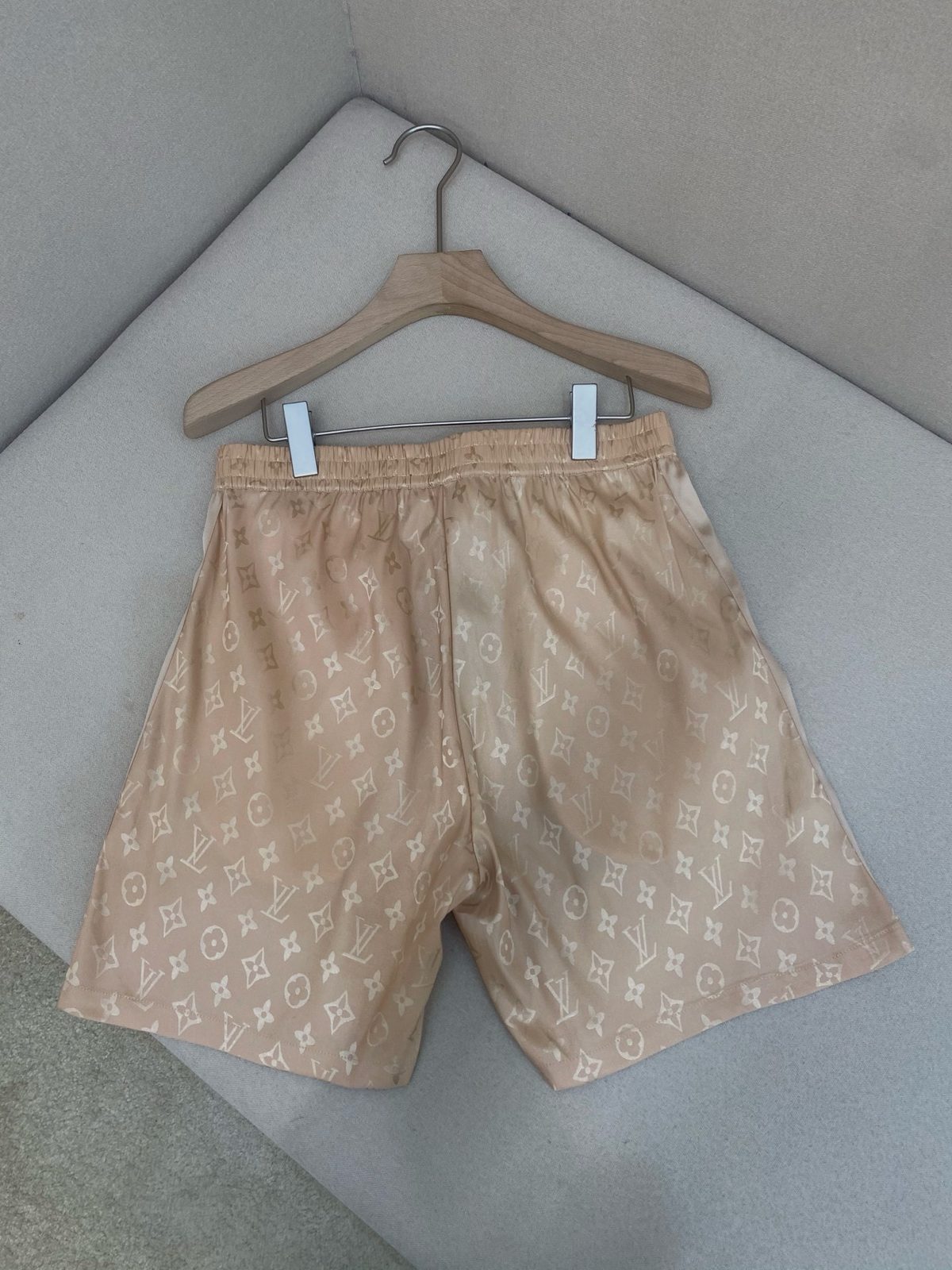 Louis Vuitton Monogram Shorts Beige