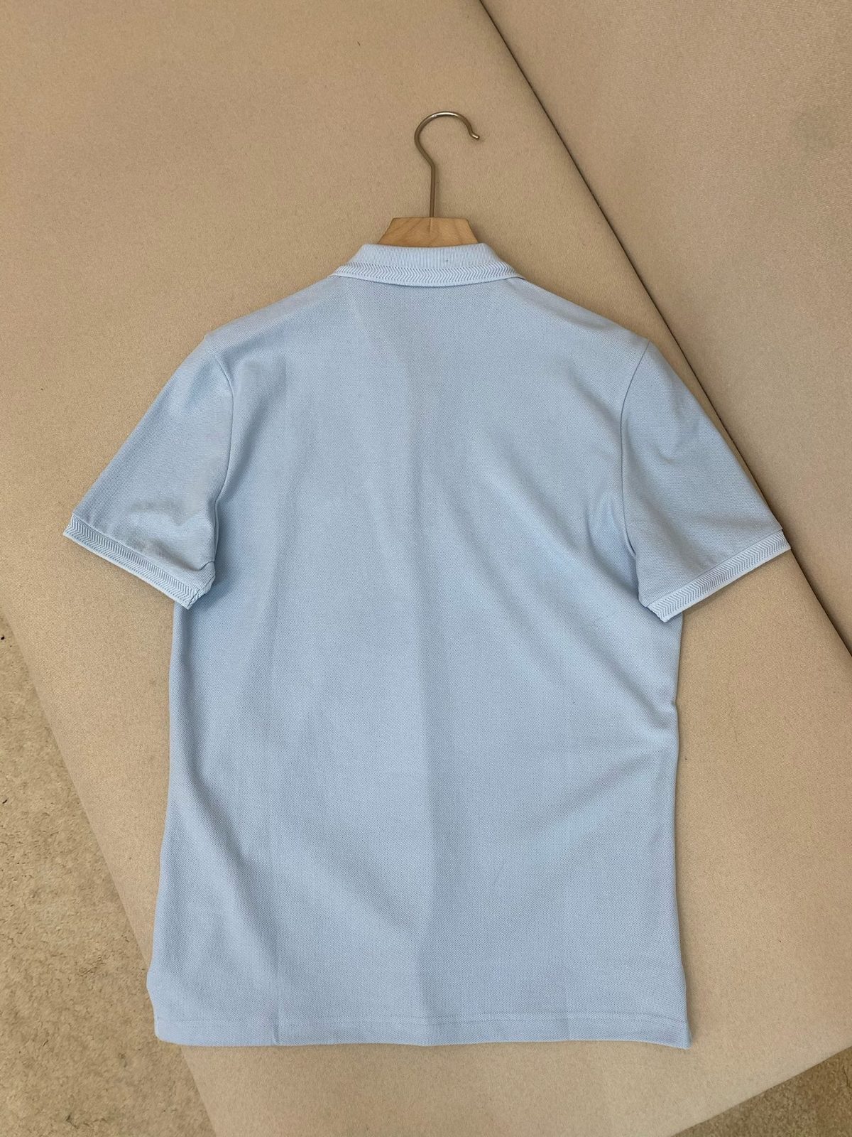 Light Blue Pique Polo Shirt