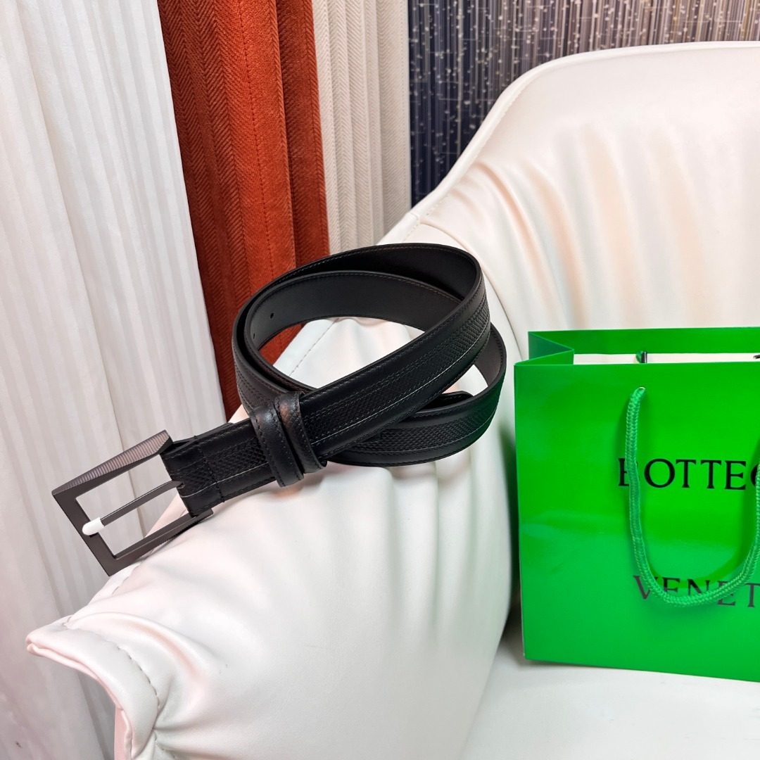 Bottega Veneta Intrecciato Leather Belt
