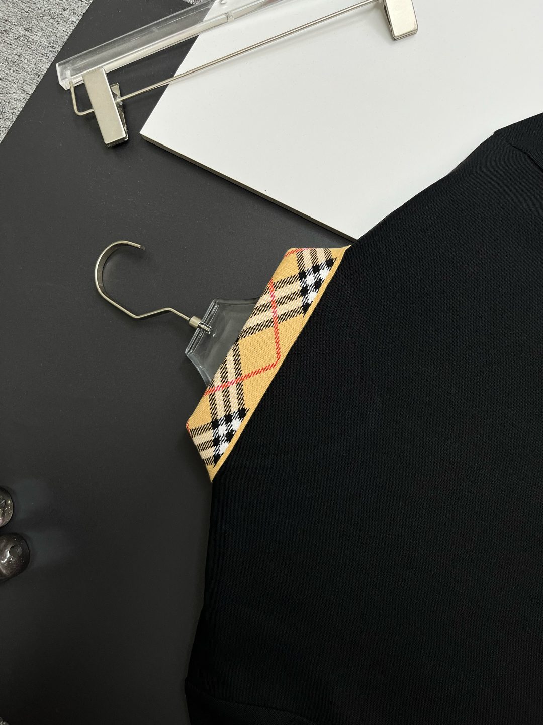 Burberry Check Pattern Hanger T-Shirt