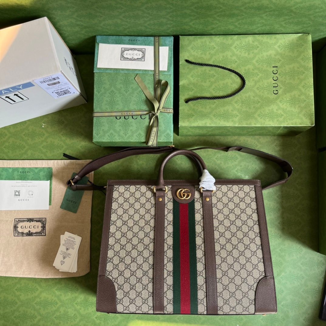 Gucci GG Supreme Canvas Tote Bag