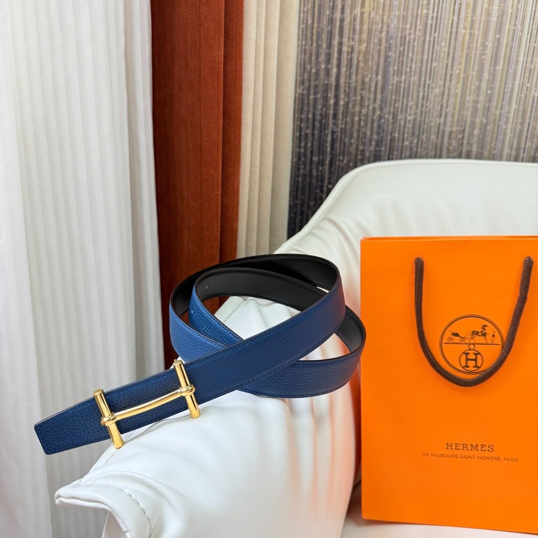 Hermès Reversible Leather Belt