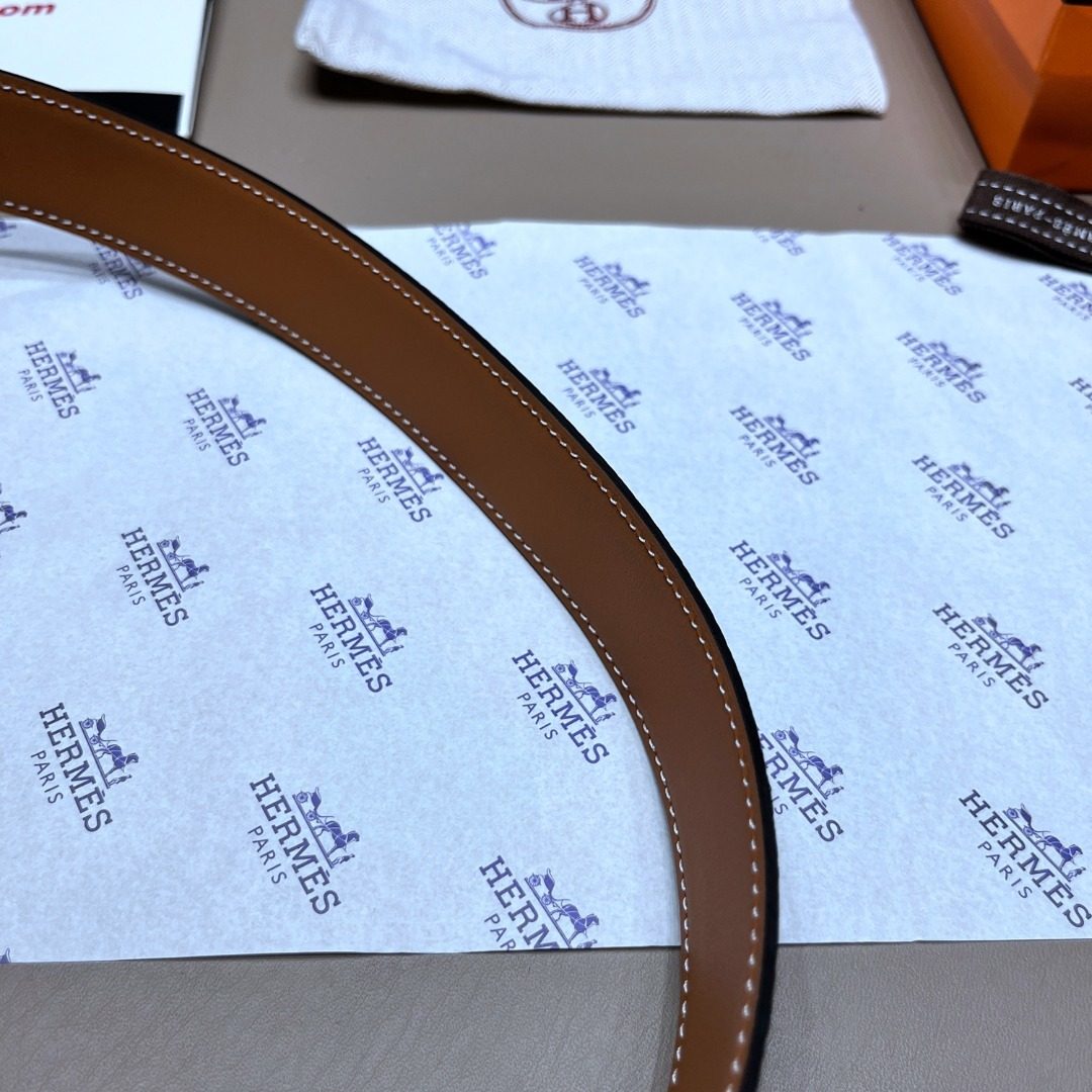 Hermès Constance Leather Belt