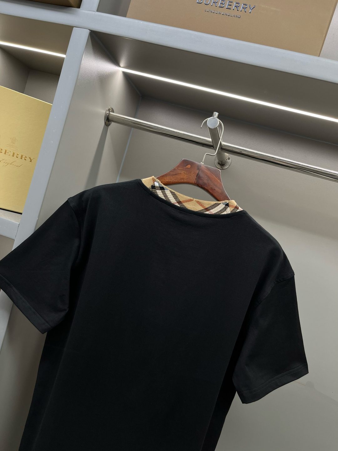 Burberry Vintage Check Crewneck T-Shirt
