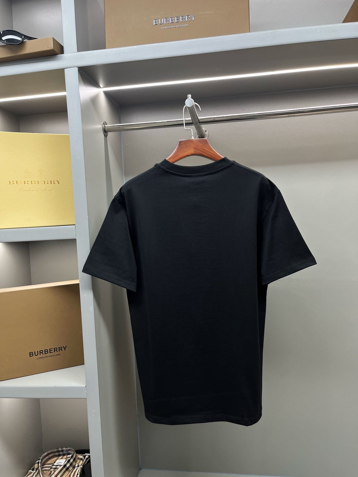 Burberry Vintage Check T-Shirt Black