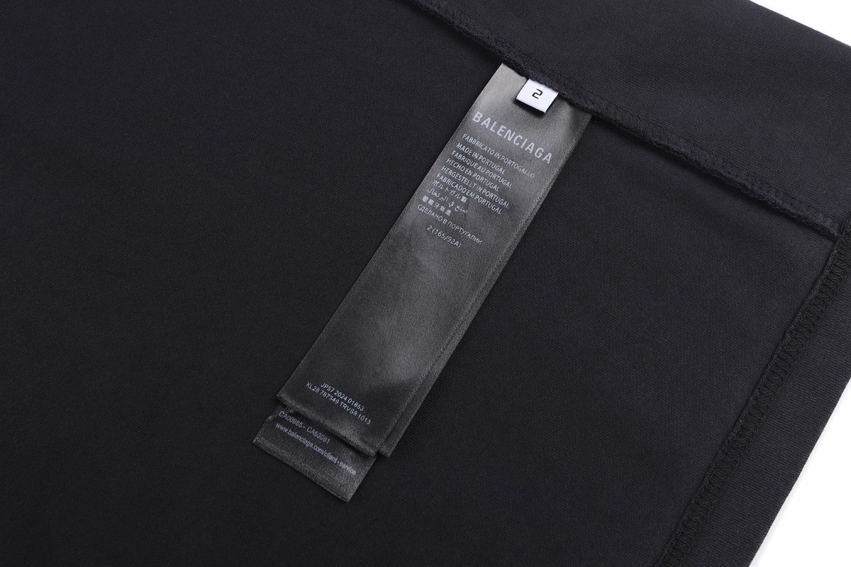 Balenciaga Fish Graphic Cotton T-Shirt