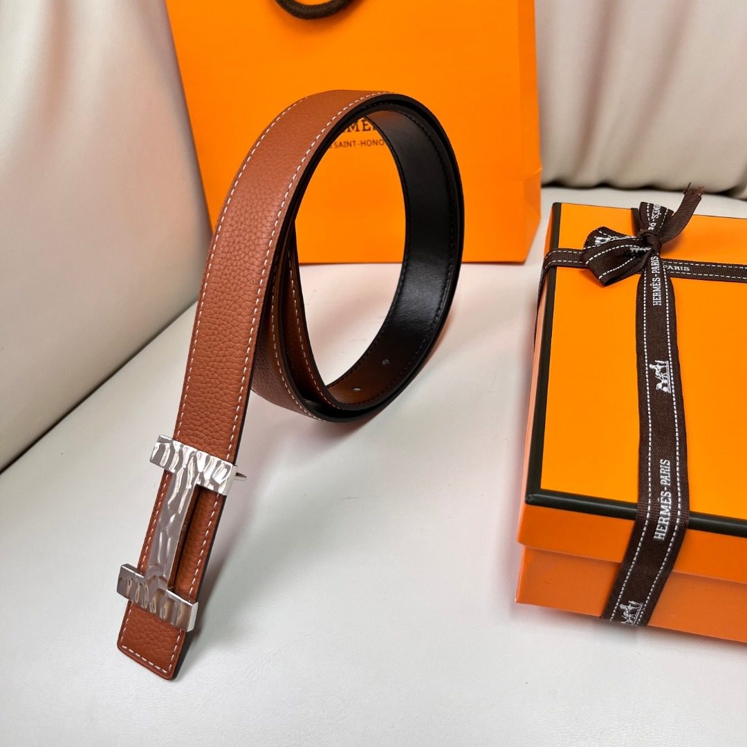 Hermès Reversible Leather Belt