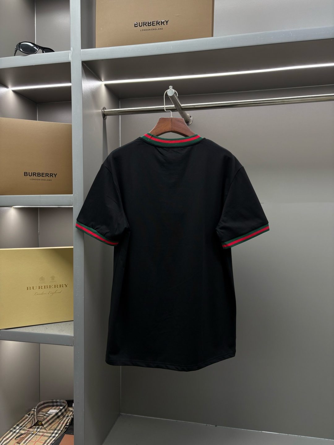 Gucci Web Stripe Crewneck T-Shirt