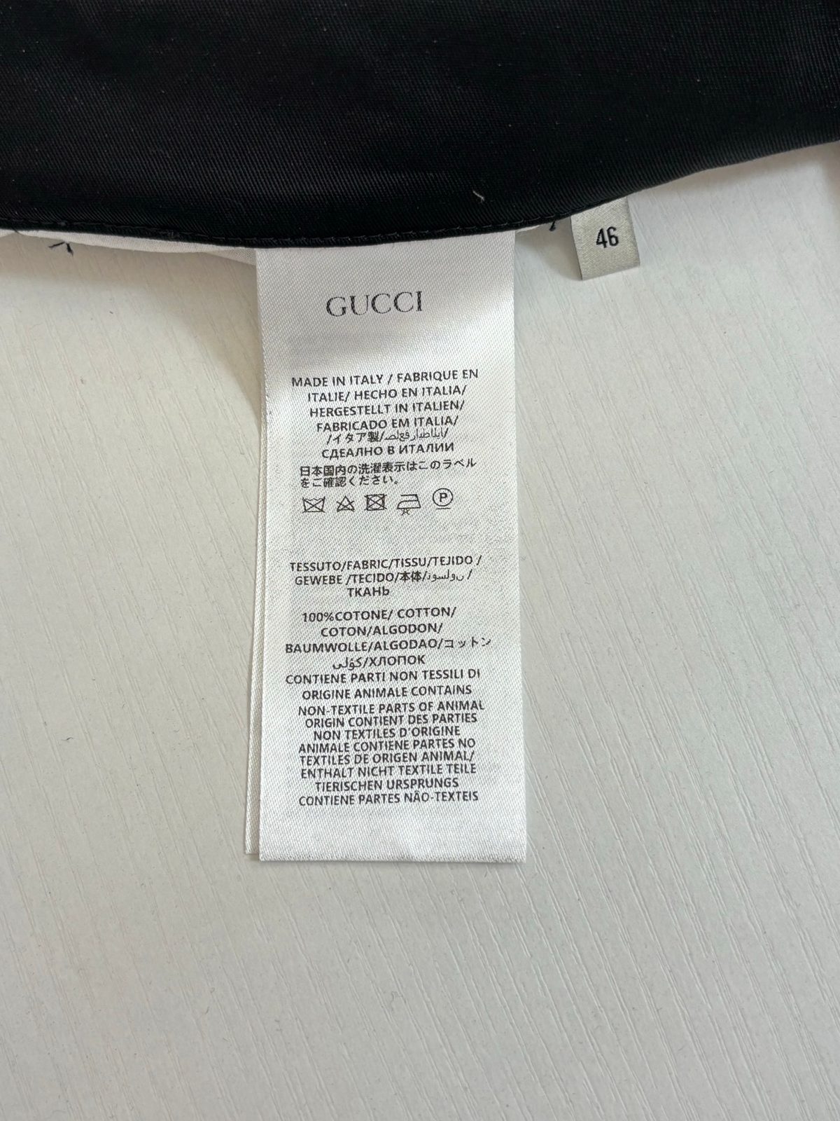 Gucci Black Cotton Trousers Size Item