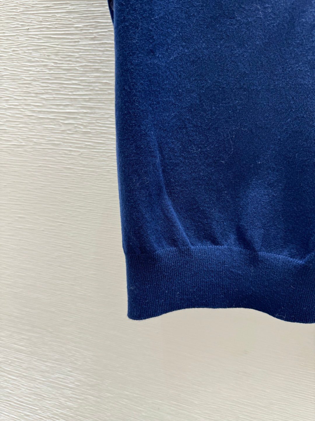Miu Miu Navy Blue Short Sleeve Knit Polo