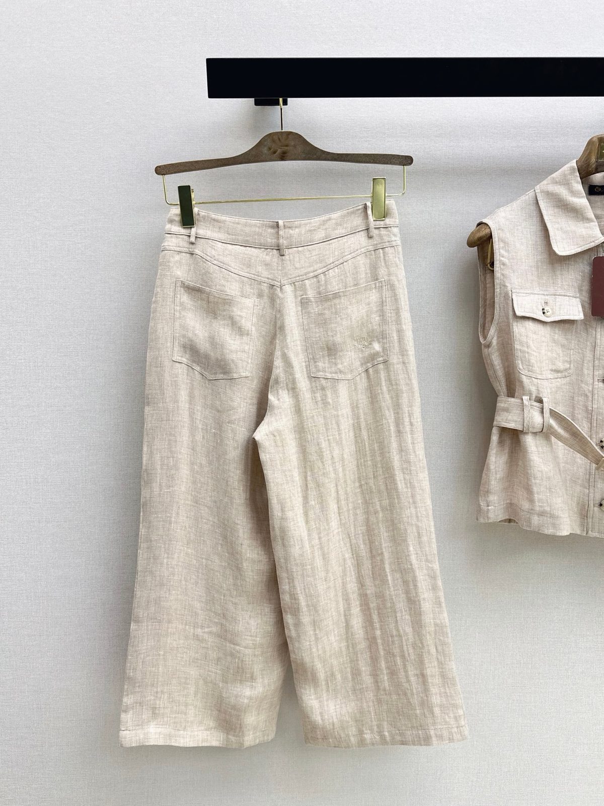 Pure Linen Casual Trousers