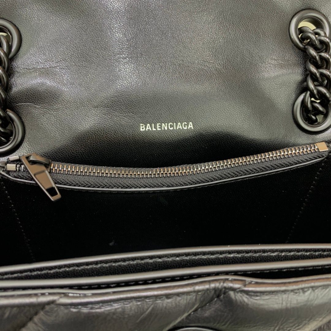 Balenciaga Chain Leather Shoulder Bag