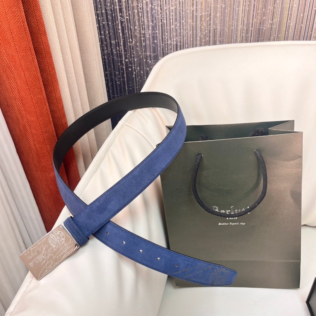 Berluti Paris Reversible Leather Belt