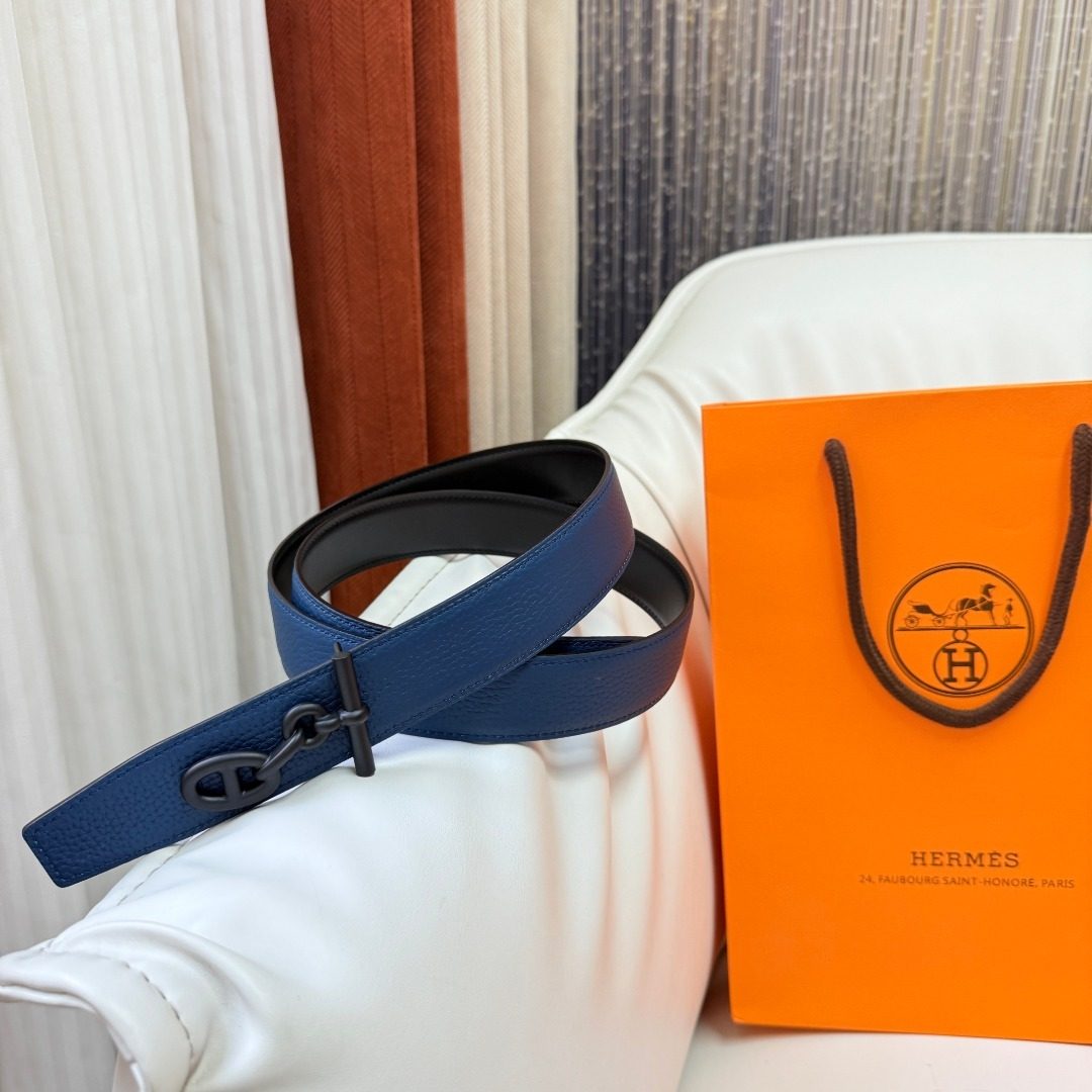 Hermès Reversible Leather Belt
