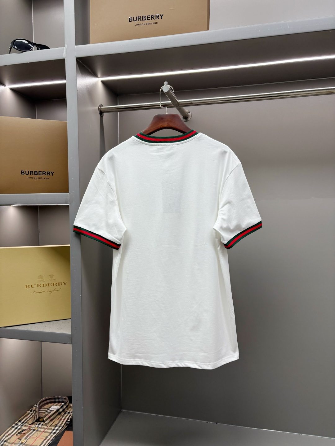 Gucci Web Stripe Cotton T-Shirt