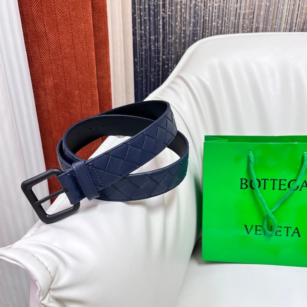 Bottega Veneta Intrecciato Leather Belt