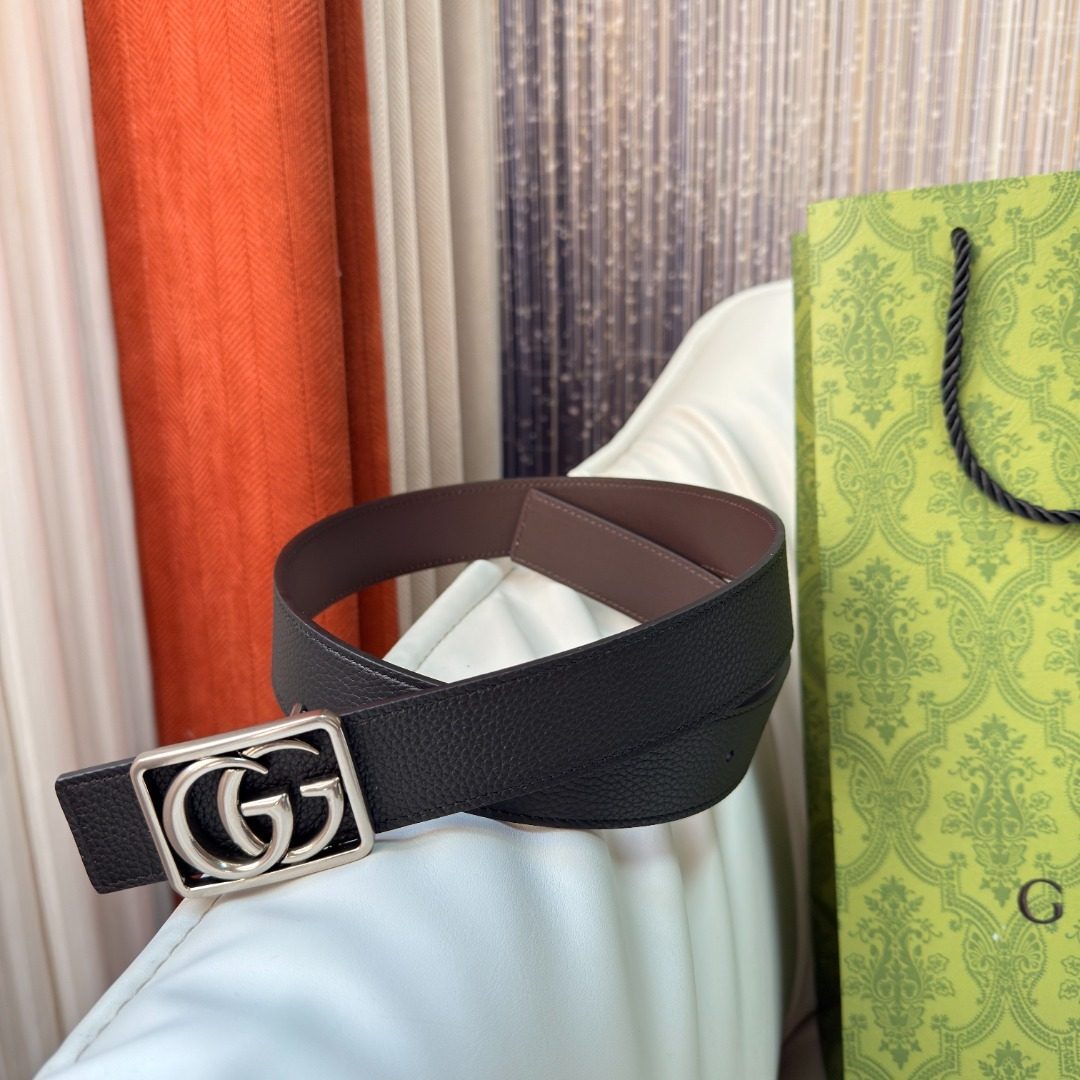 Gucci GG Marmont Leather Belt Black