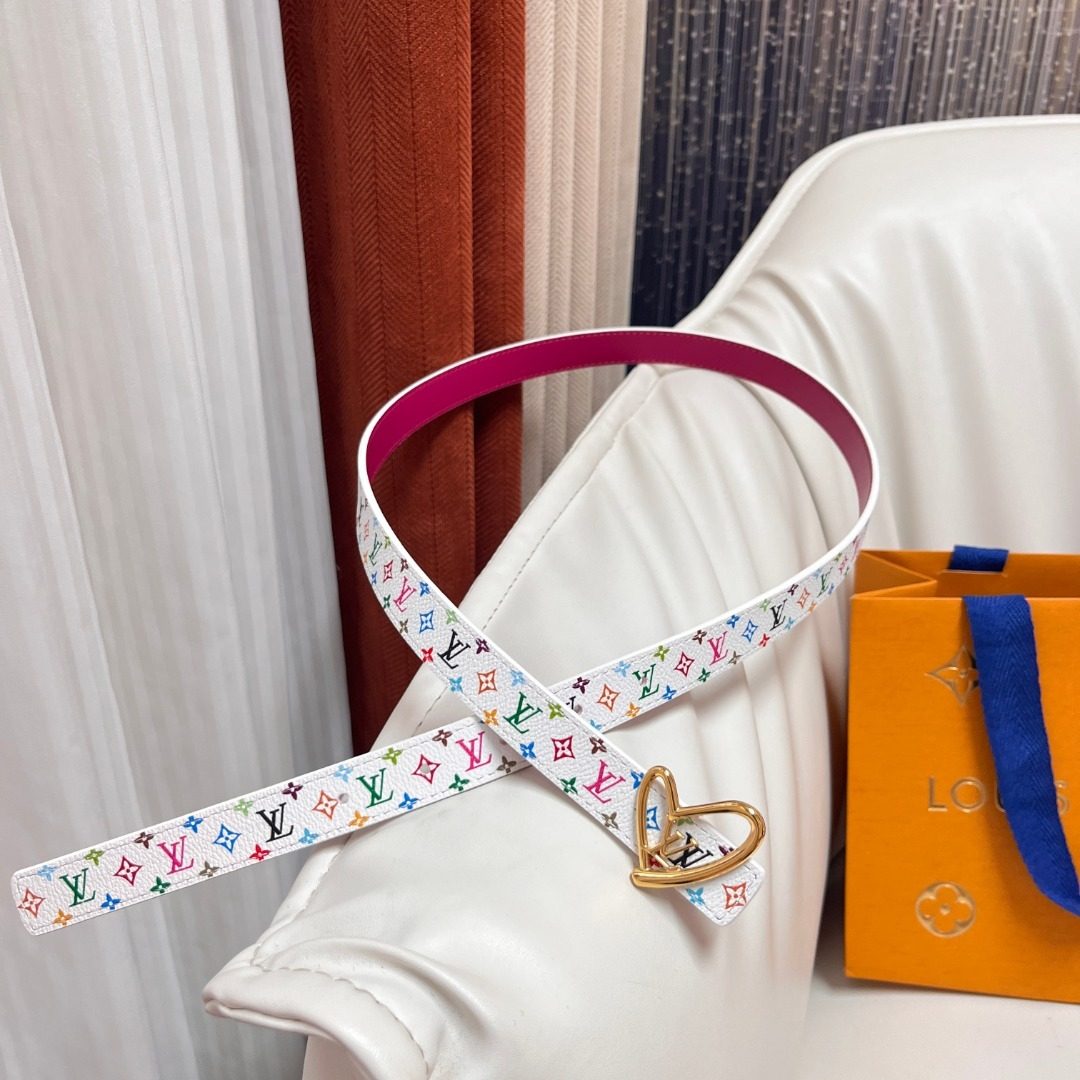 Louis Vuitton Multicolor Monogram Belt