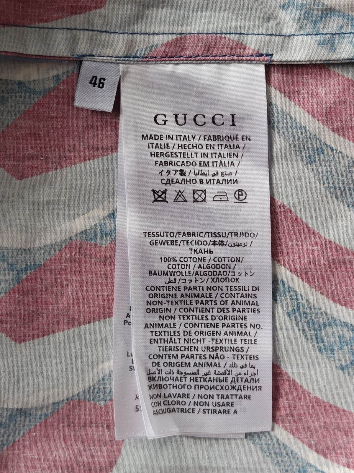 Gucci GG Monogram Wave Print T-Shirt