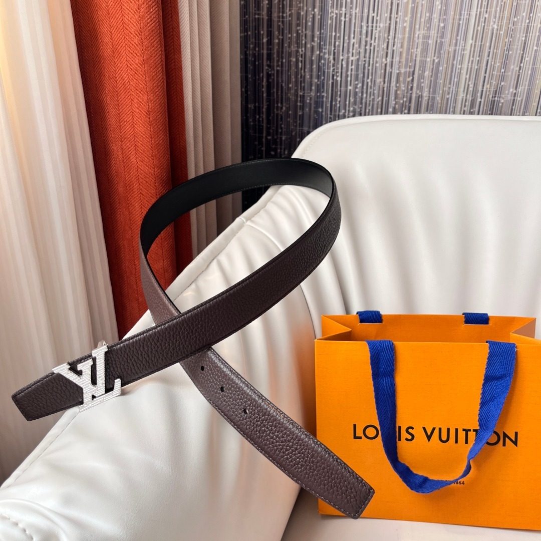 Louis Vuitton Damier Leather Belt