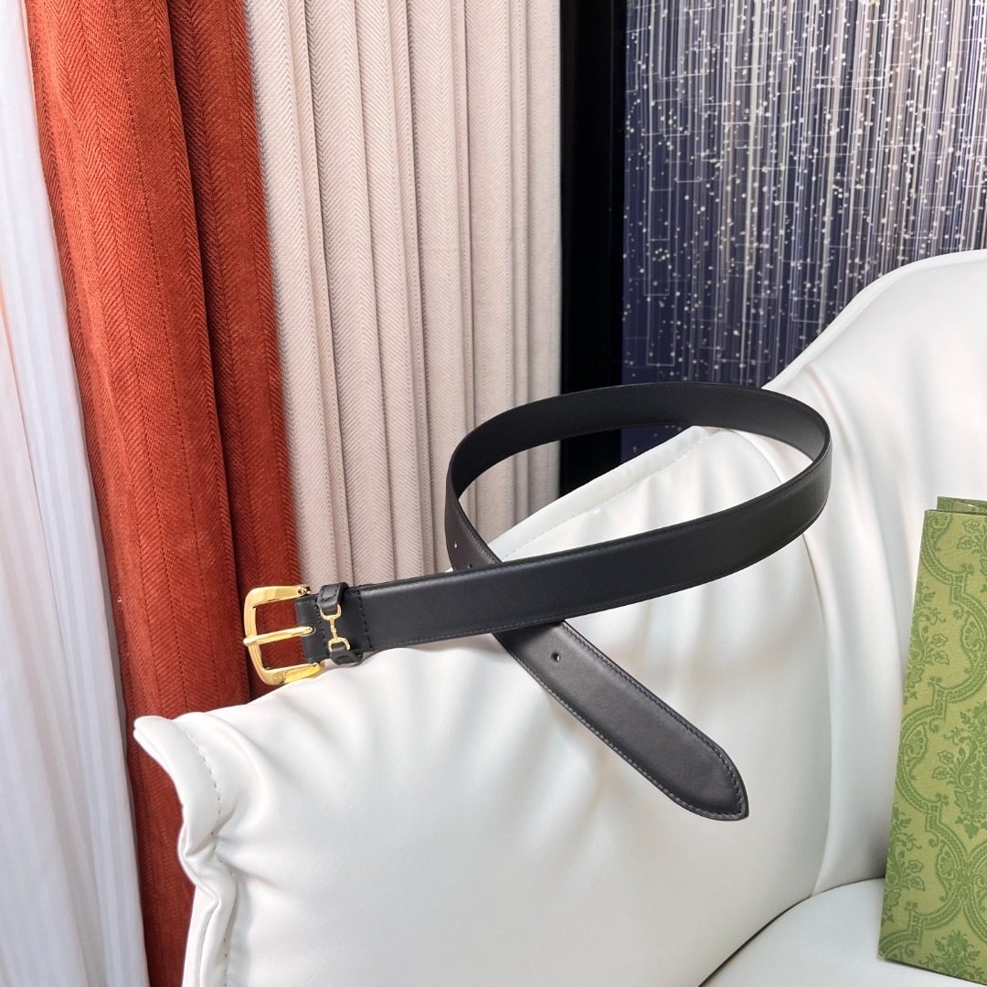 Gucci GG Marmont Leather Belt