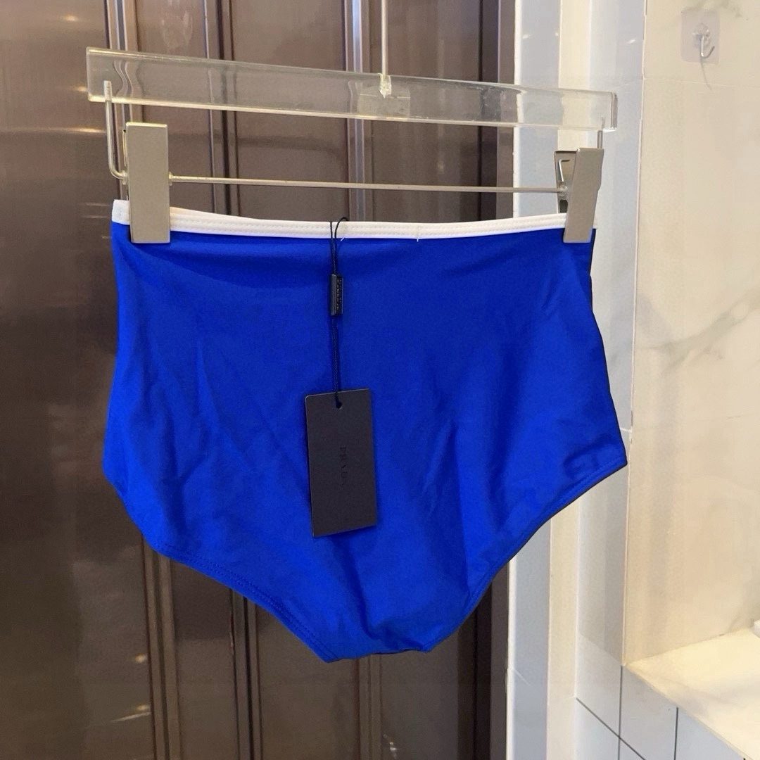 Prada Nylon Swim Brief Royal Blue