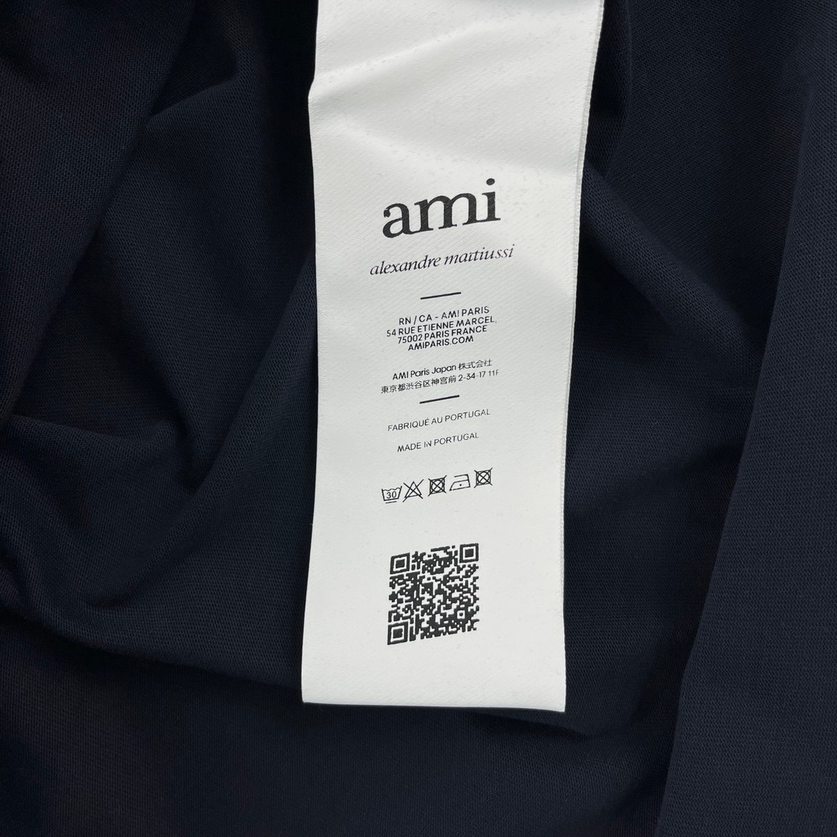 Ami Alexandre Mattiussi Heart Embroidered T-Shirt