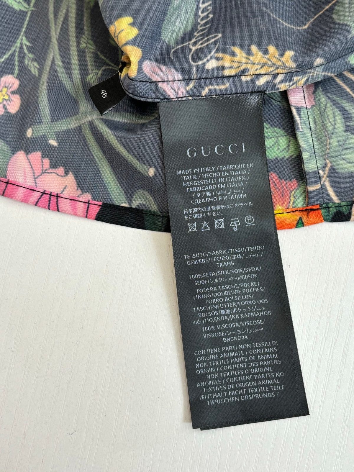 Gucci Floral Print Short Sleeve Shirt