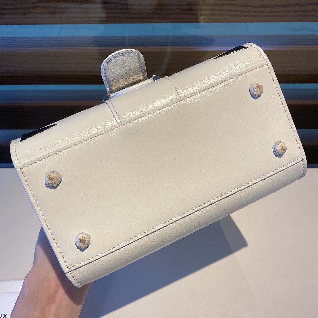 Delvaux Brillant Leather Top Handle Bag