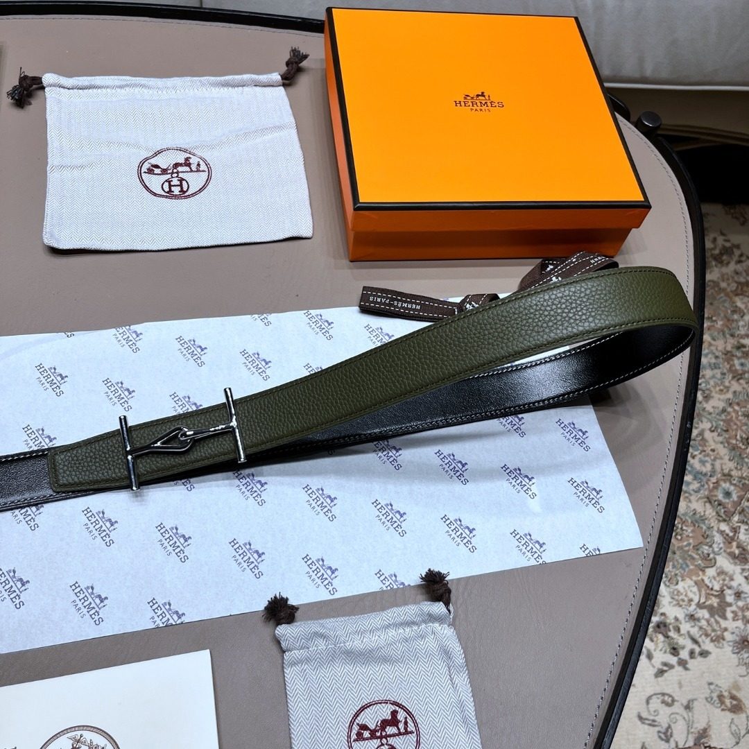 Hermès Reversible Leather Belt