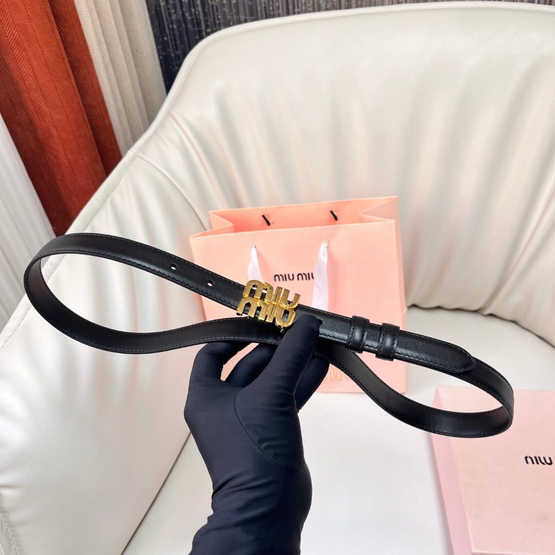 Miu Miu Leather Belt