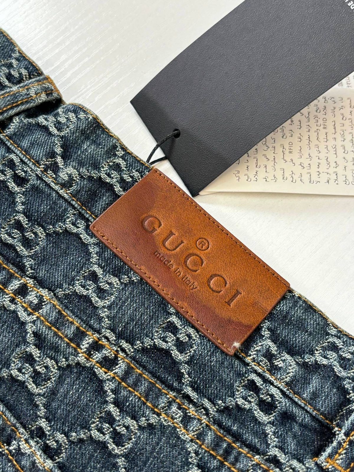 Gucci GG Monogram Denim Jeans