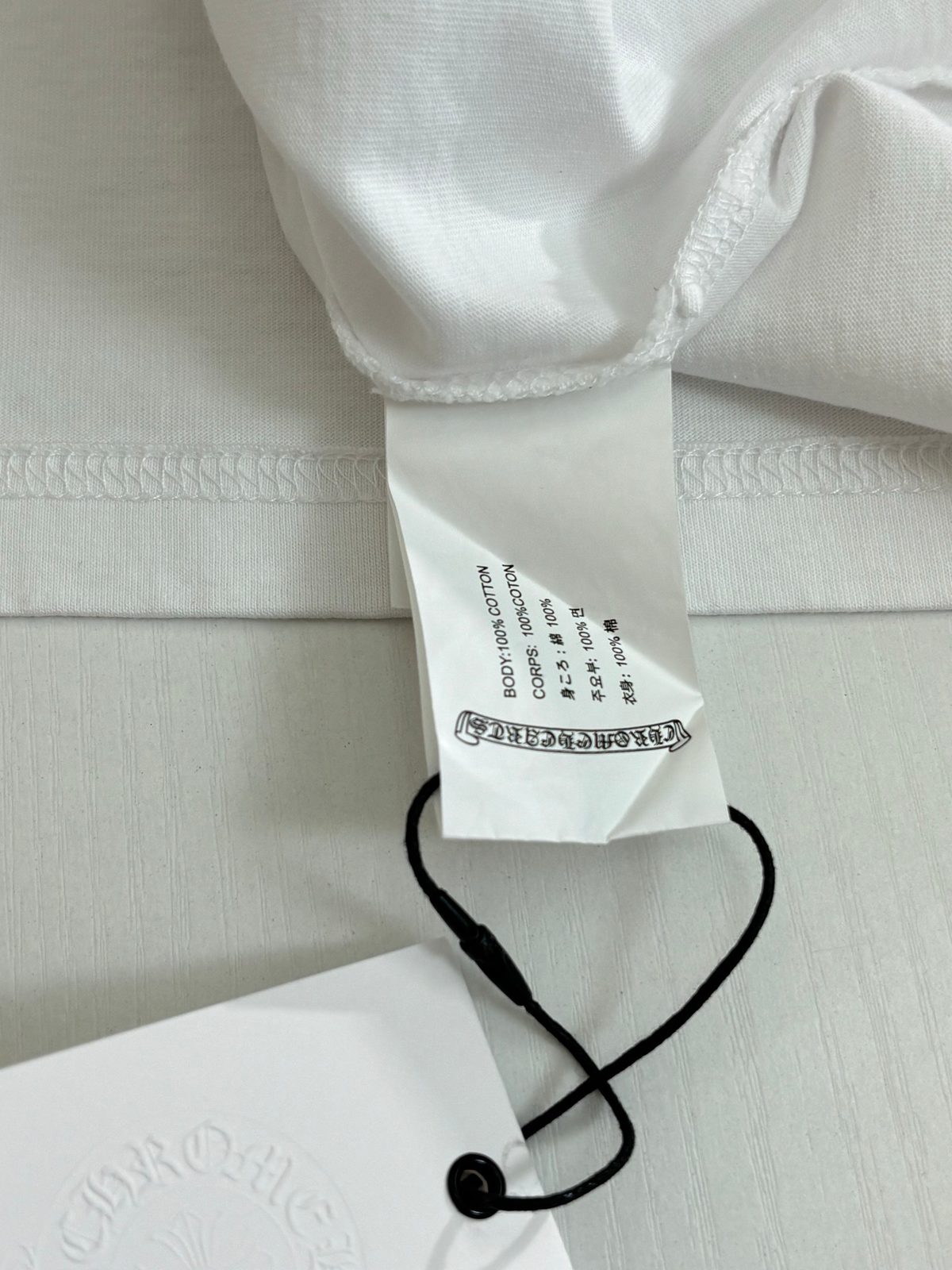 Chrome Hearts Cross Print White T-Shirt