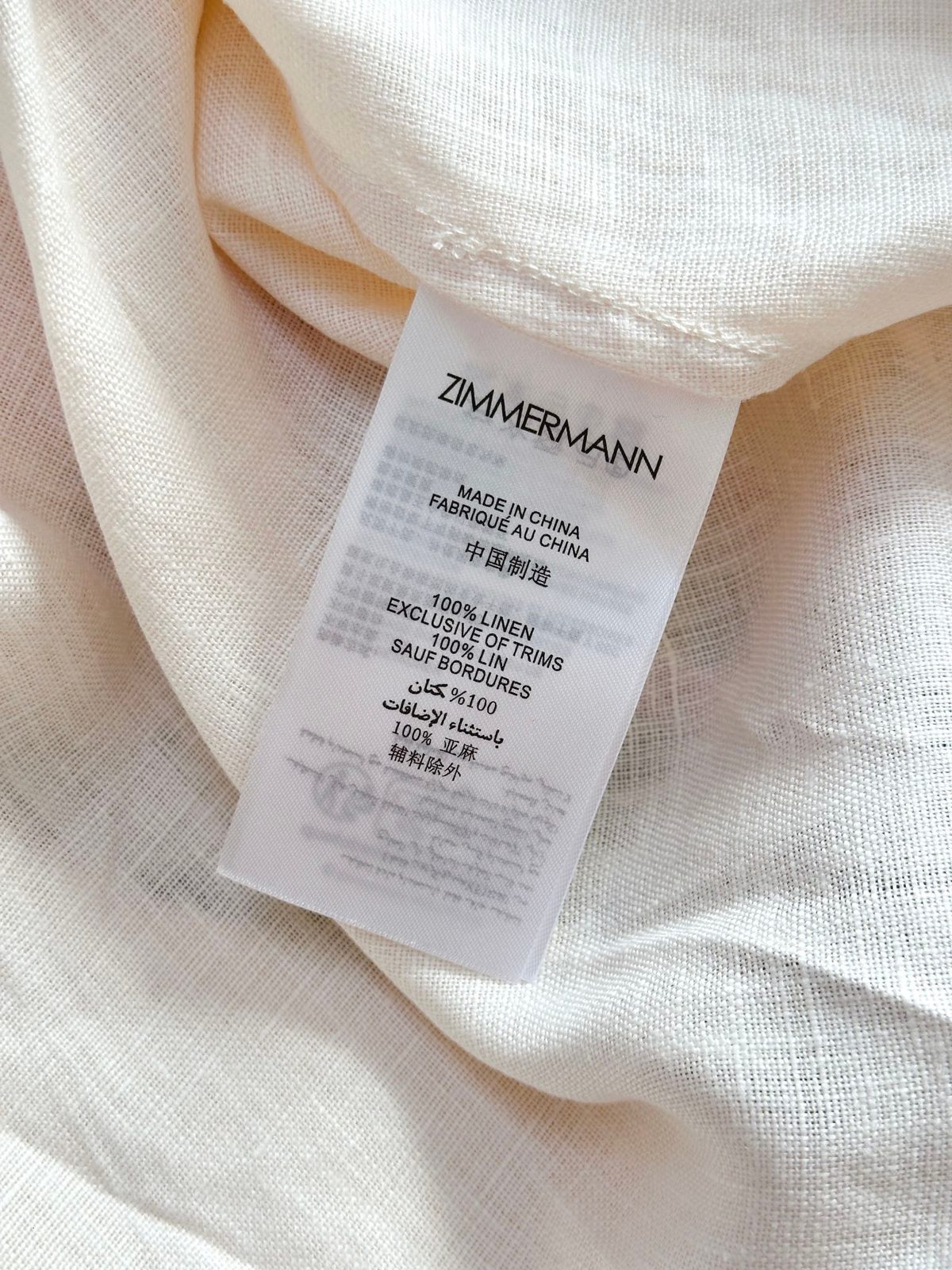 Zimmermann Floral Linen Midi Dress