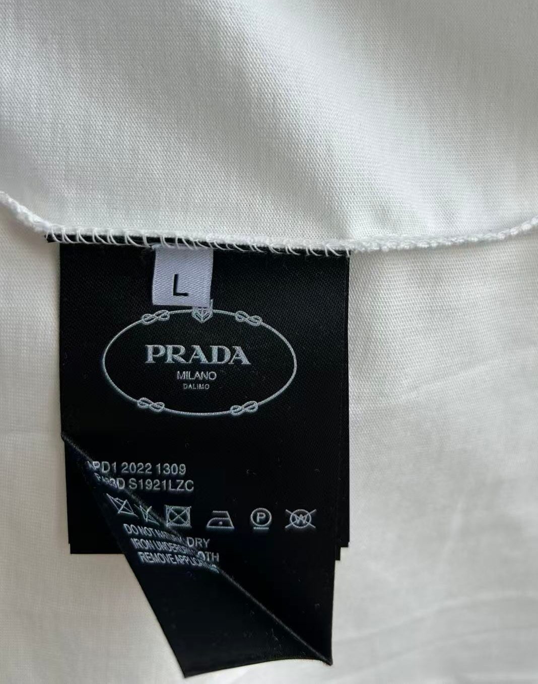 Prada Milano White Crewneck T-Shirt