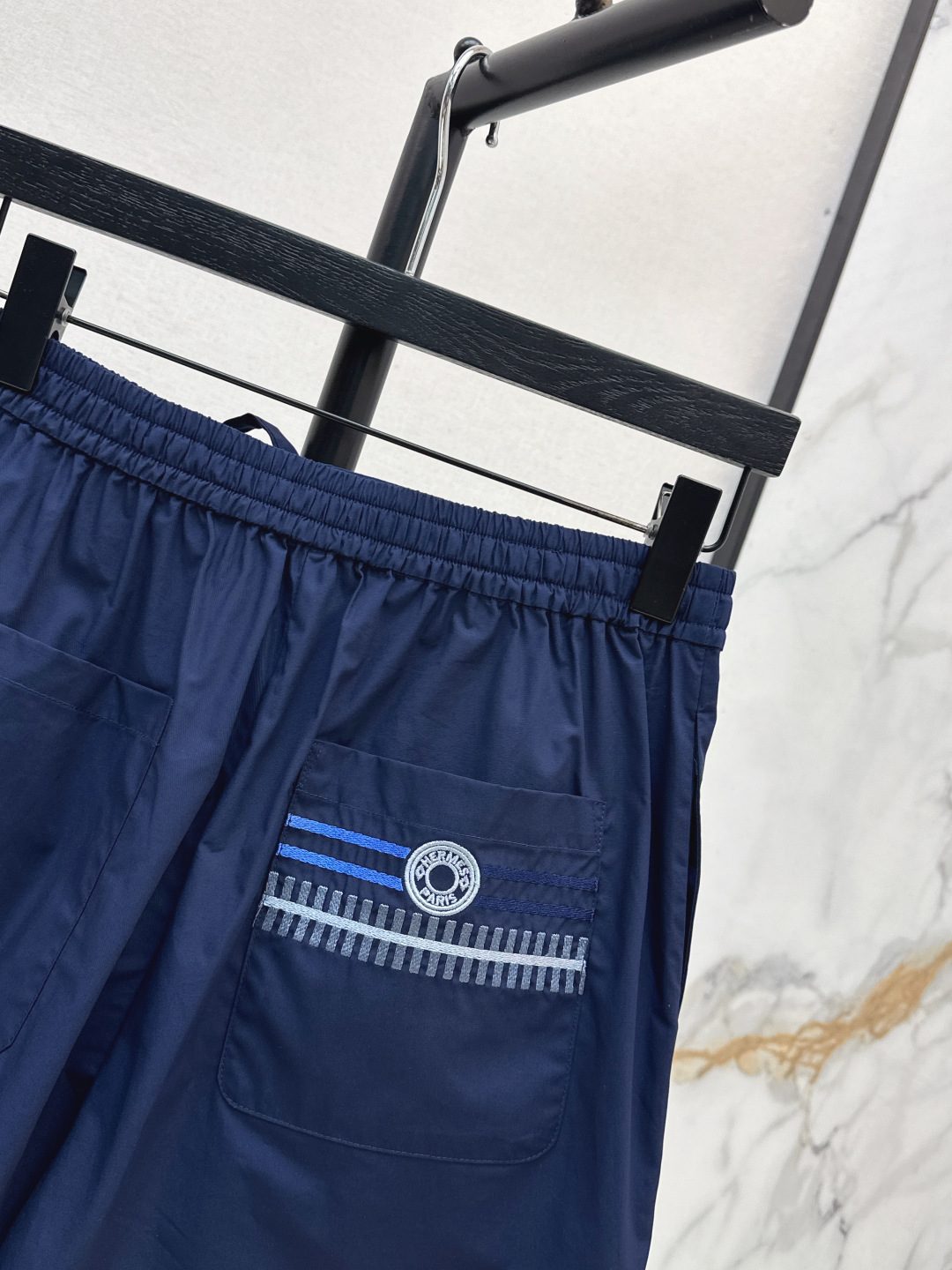 Hermès Men's Navy Swim Shorts
