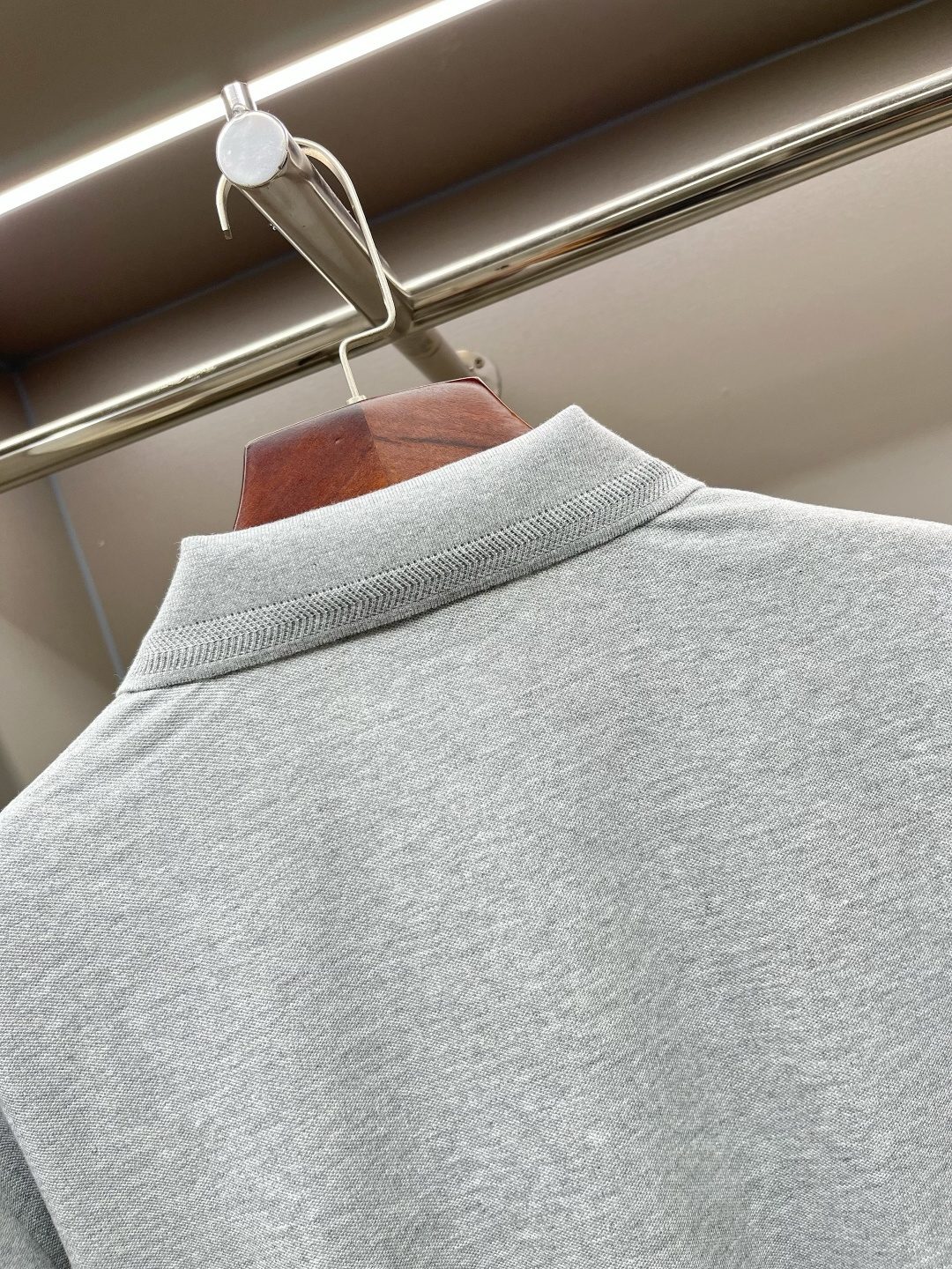 Burberry Classic Polo Shirt Light Grey