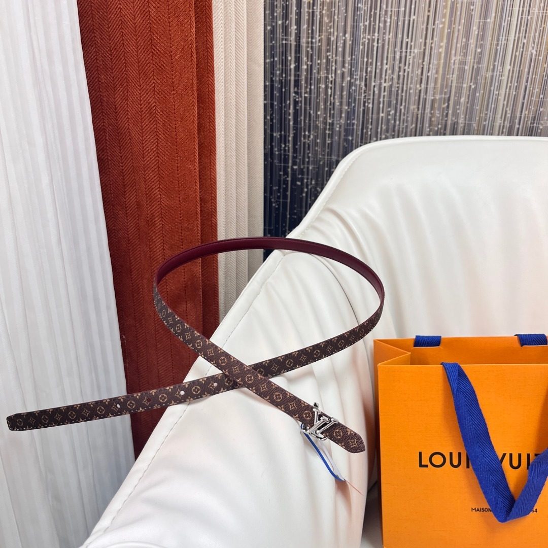Louis Vuitton Monogram Canvas Leather Belt
