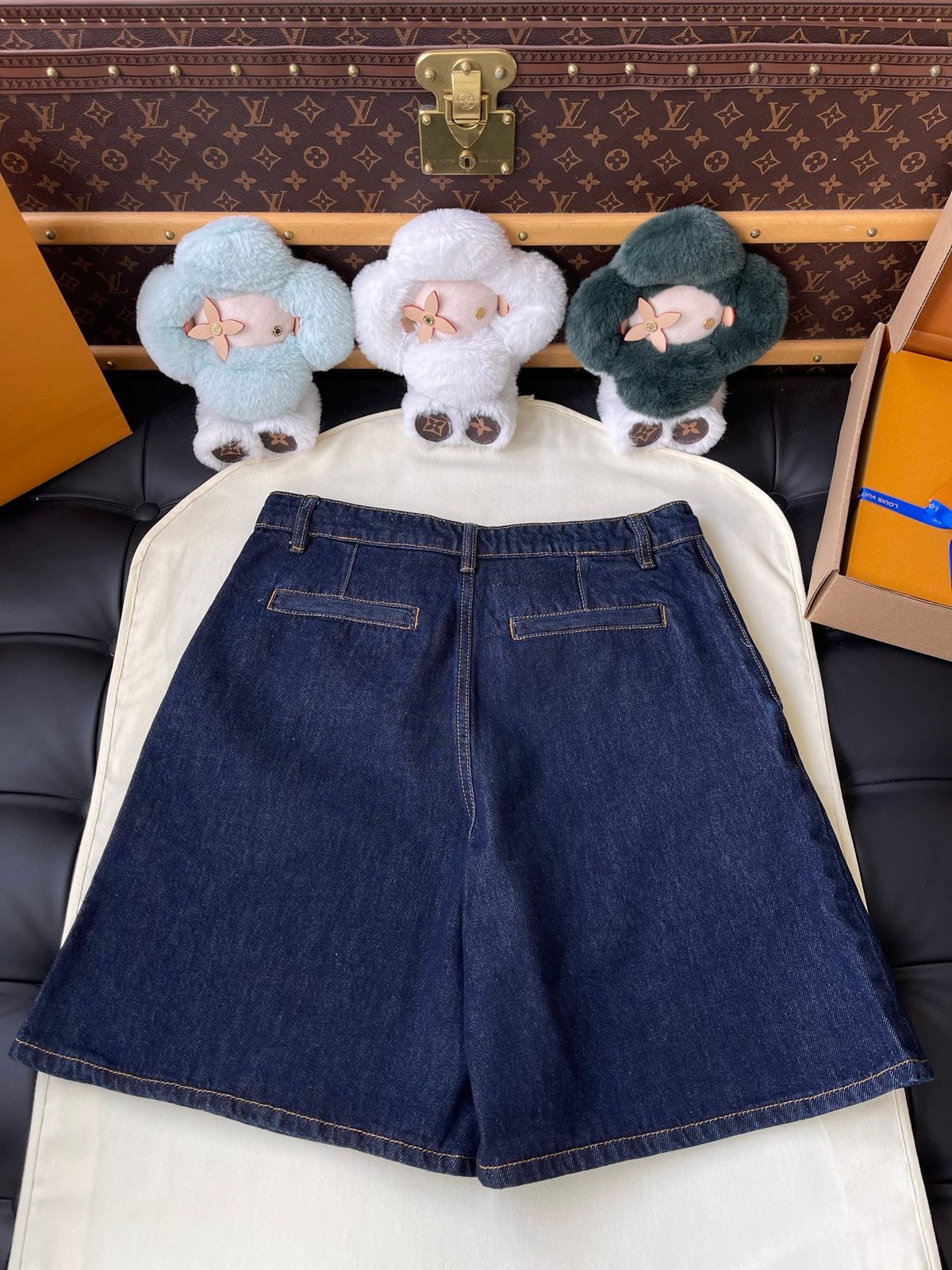Louis Vuitton Monogram Denim Shorts