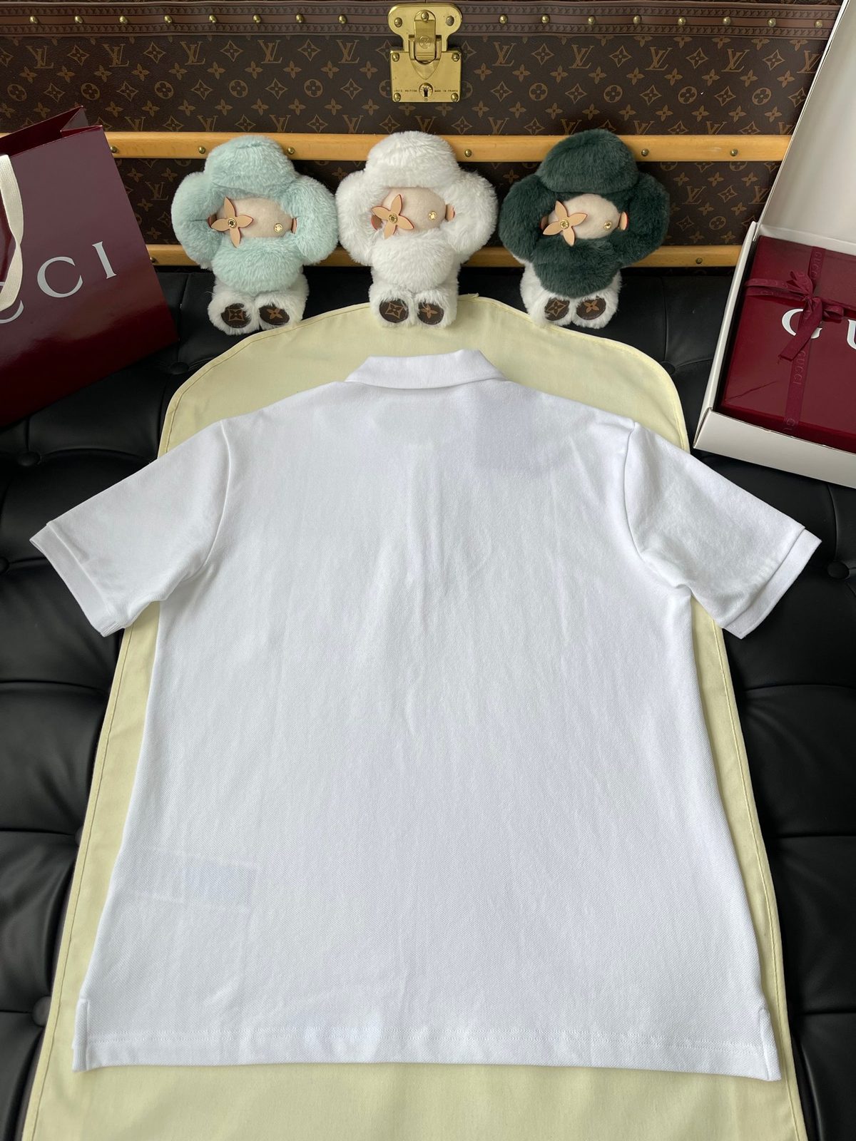 Gucci White Polo Shirt