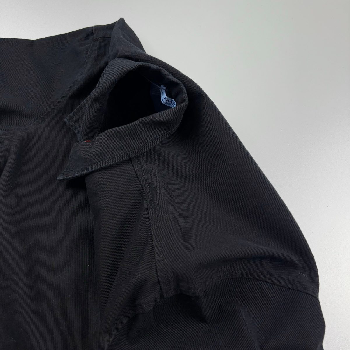 Prada Black Corduroy Overshirt Jacket