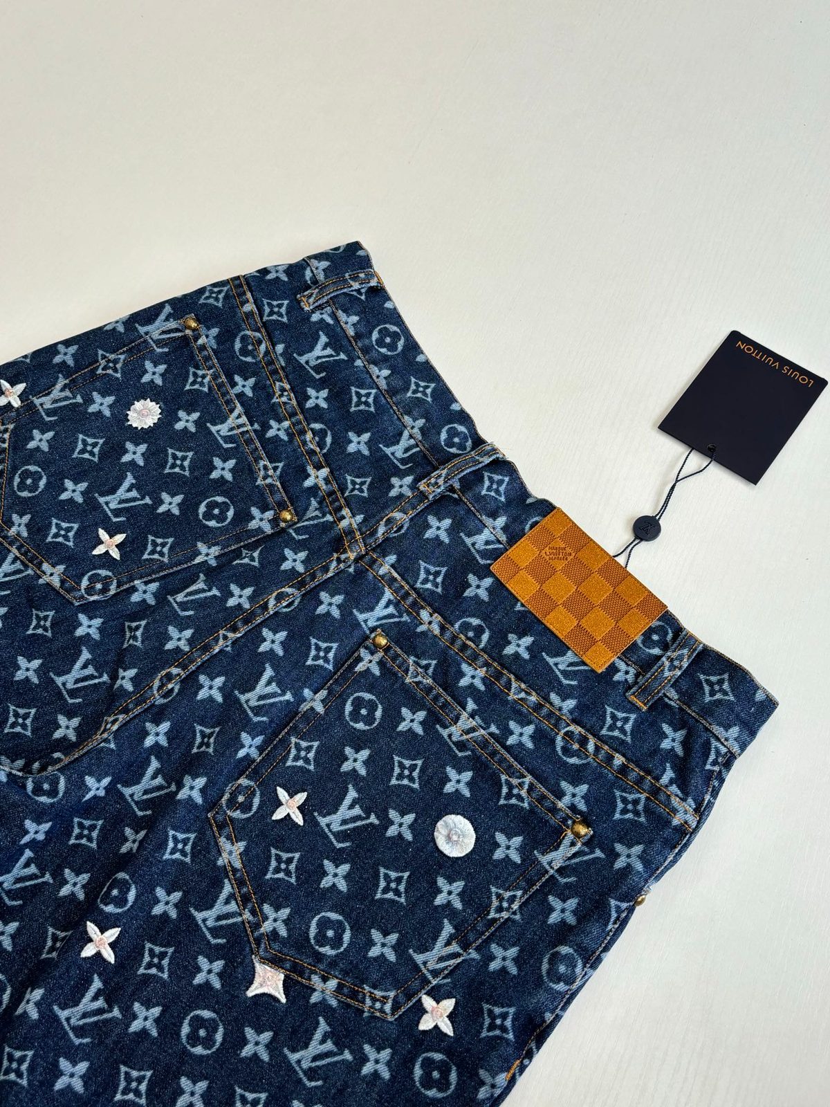 Louis Vuitton Monogram Denim Shorts