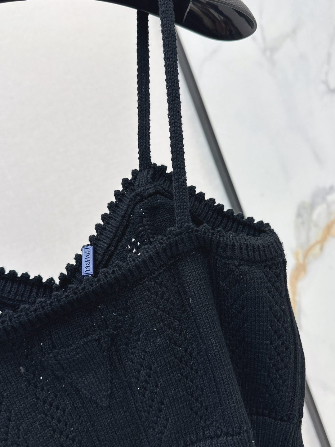 Prada Knit Crop Top Bralette