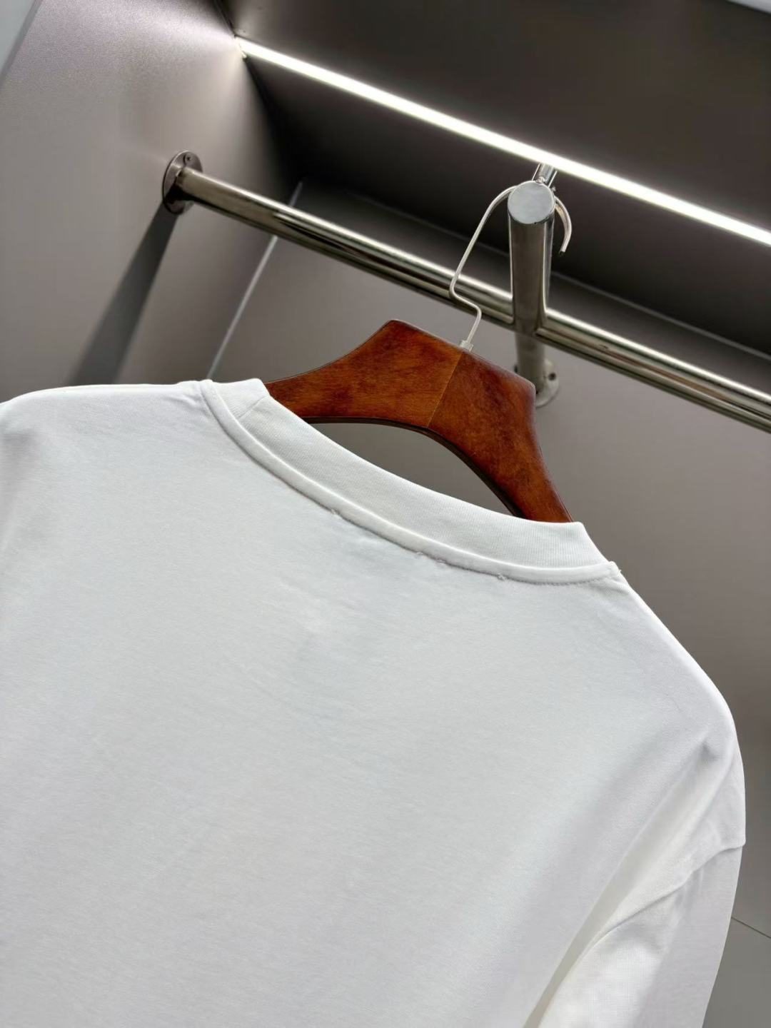 Burberry Striped Sleeve Cotton T-Shirt