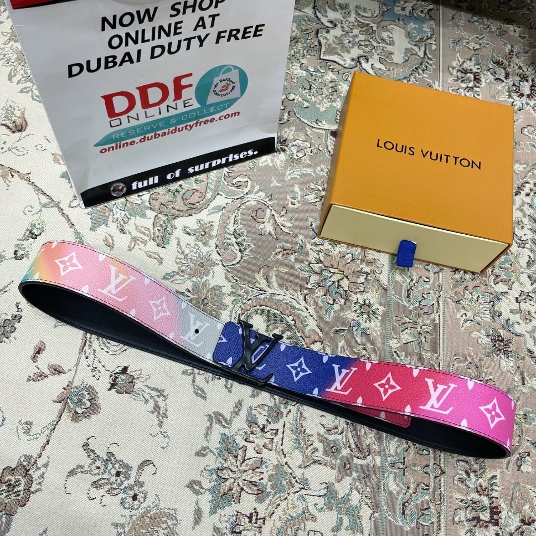 Louis Vuitton Monogram Multicolor Canvas Belt
