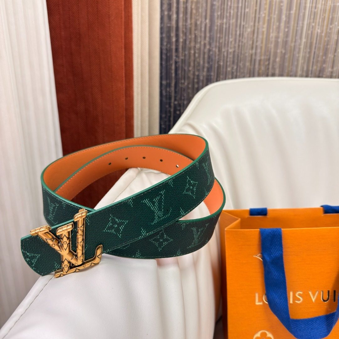 Louis Vuitton Damier Monogram Reversible Belt