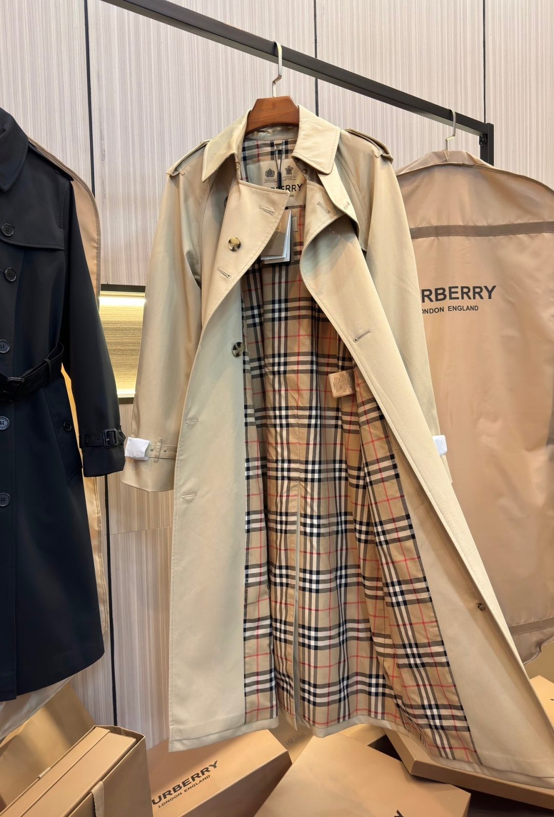 Burberry Double-Breasted Trench Coat