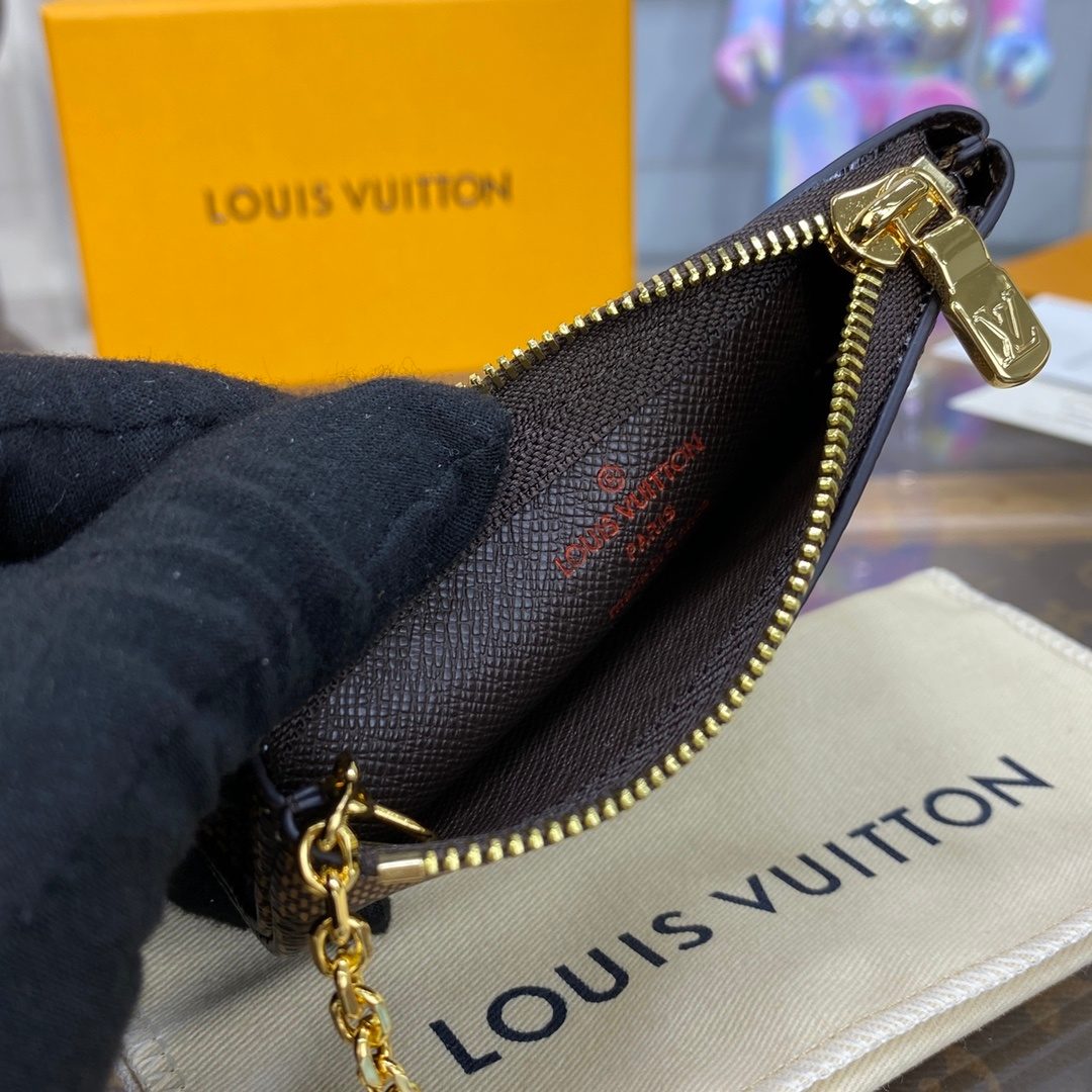 Louis Vuitton Damier Ebene Pochette Wallet