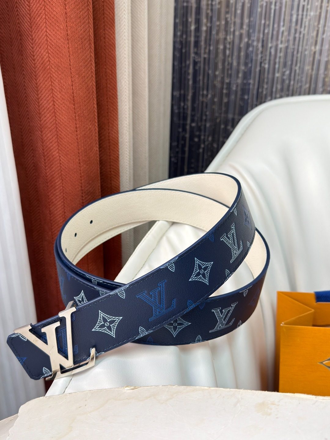 Louis Vuitton Monogram Canvas Leather Belt
