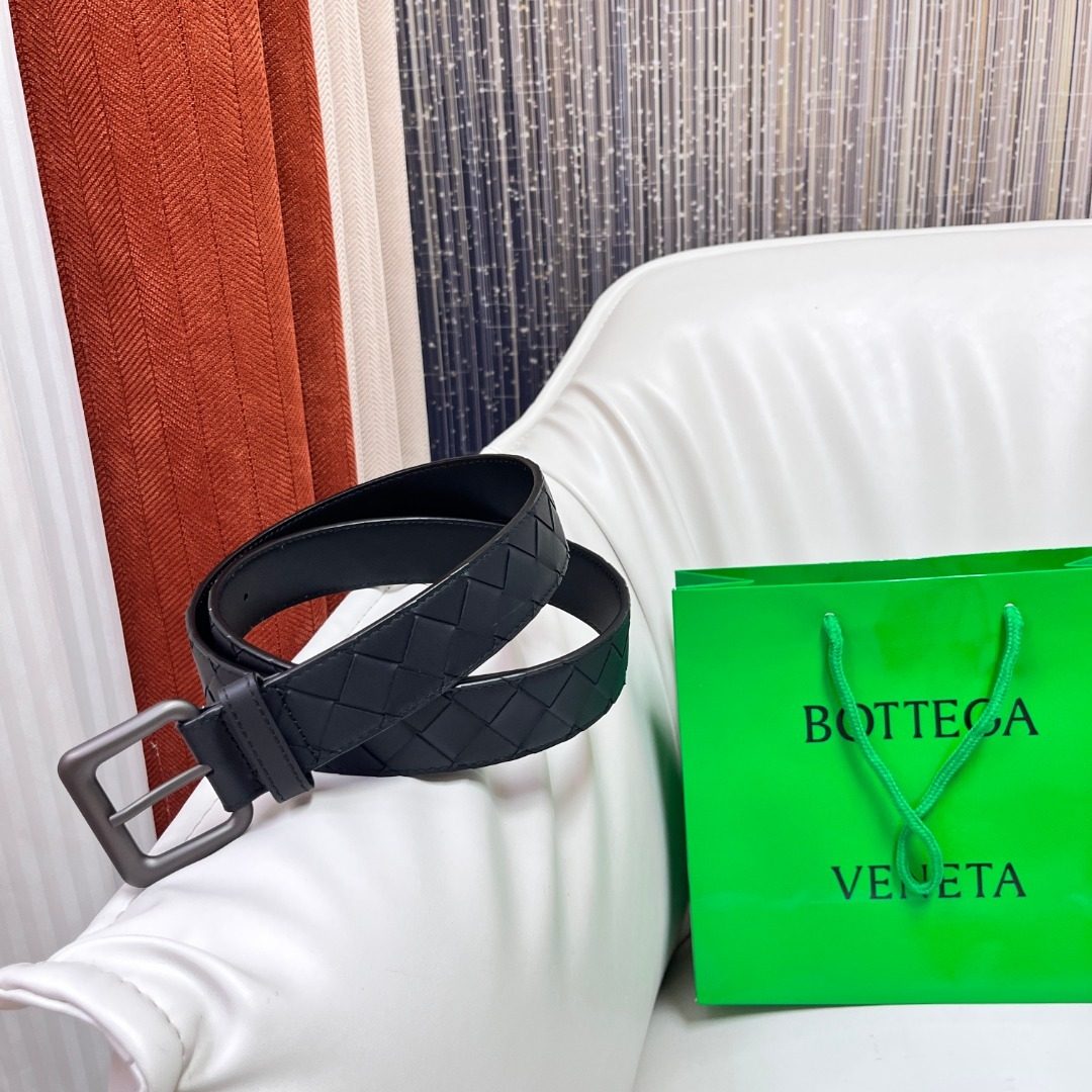 Bottega Veneta Intrecciato Leather Belt